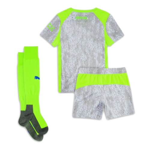 Manchester City Koszulka Trzecia dzieci 2025-26 Krótki Rękaw (+ krótkie spodenki)