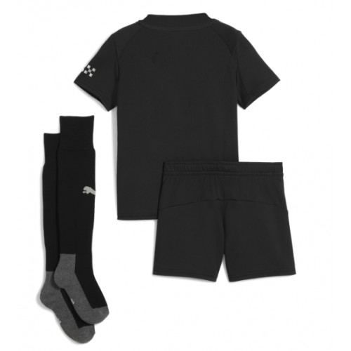 Manchester City Koszulka Wyjazdowa dzieci 2025-26 Krótki Rękaw (+ krótkie spodenki)