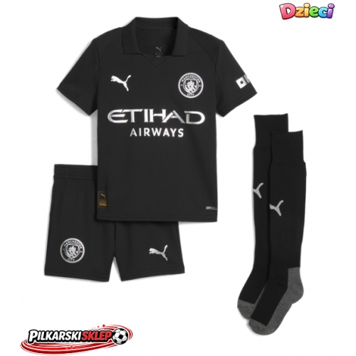 Manchester City Mateo Kovacic #8 Koszulka Wyjazdowa dzieci 2025-26 Krótki Rękaw (+ krótkie spodenki)