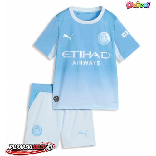 Manchester City Ruben Dias #3 Koszulka Podstawowa dzieci 2026-27 Krótki Rękaw (+ krótkie spodenki)