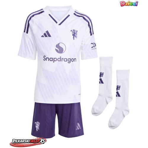 Manchester United Harry Maguire #5 Koszulka Wyjazdowa dzieci 2025-26 Krótki Rękaw (+ krótkie spodenki)