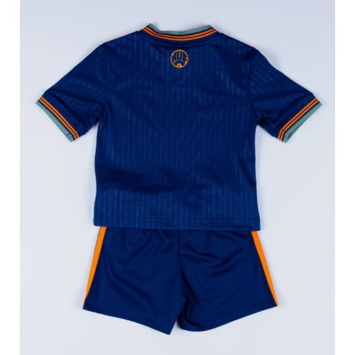 Newcastle United Koszulka Trzecia dzieci 2025-26 Krótki Rękaw (+ krótkie spodenki)