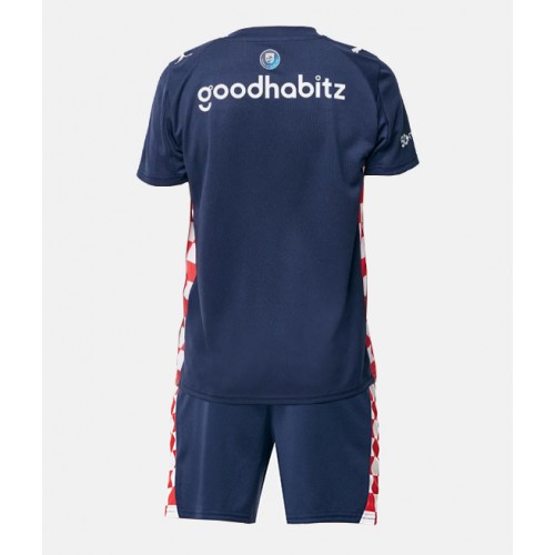 PSV Eindhoven Koszulka Wyjazdowa dzieci 2025-26 Krótki Rękaw (+ krótkie spodenki)