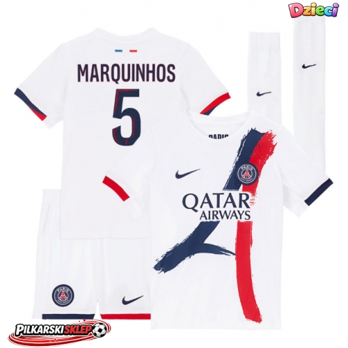 FLOCAGE OFFICIEL PSG Marquinhos 5 ADULTE Ligue 1 AWAY 2014/2015