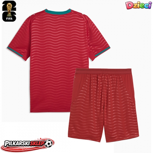 Portugalia Koszulka Podstawowa dzieci MŚ 2026 Krótki Rękaw (+ krótkie spodenki)