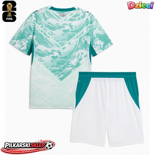 Portugalia Koszulka Wyjazdowa dzieci MŚ 2026 Krótki Rękaw (+ krótkie spodenki)