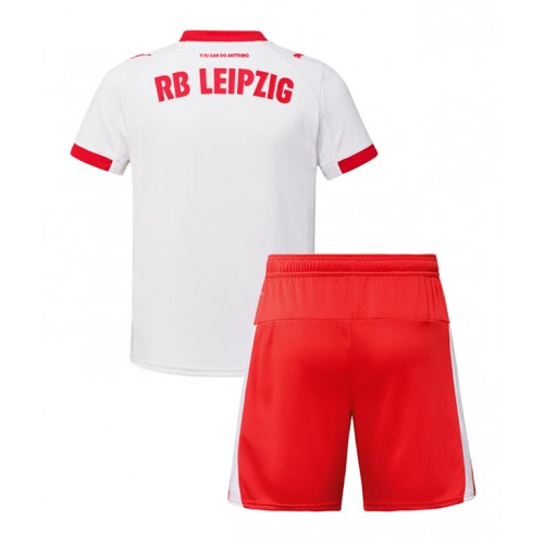RB Leipzig Koszulka Podstawowa dzieci 2025-26 Krótki Rękaw (+ krótkie spodenki)