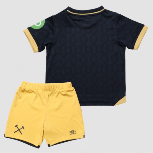 West Ham United Koszulka Trzecia dzieci 2025-26 Krótki Rękaw (+ krótkie spodenki)