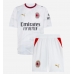 AC Milan Christopher Nkunku #18 Koszulka Wyjazdowa dzieci 2026-27 Krótki Rękaw (+ krótkie spodenki)
