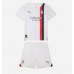 AC Milan Davide Calabria #2 Koszulka Wyjazdowa dzieci 2023-24 Krótki Rękaw (+ krótkie spodenki)