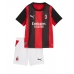 AC Milan Rafael Leao #10 Koszulka Podstawowa dzieci 2026-27 Krótki Rękaw (+ krótkie spodenki)