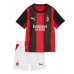 AC Milan Strahinja Pavlovic #31 Koszulka Podstawowa dzieci 2026-27 Krótki Rękaw (+ krótkie spodenki)