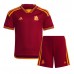 AS Roma Bryan Cristante #4 Koszulka Podstawowa dzieci 2023-24 Krótki Rękaw (+ krótkie spodenki)