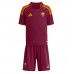 AS Roma Evan Ferguson #11 Koszulka Podstawowa dzieci 2025-26 Krótki Rękaw (+ krótkie spodenki)