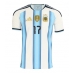 Argentyna Giuliano Simeone #17 Koszulka Podstawowa MŚ 2026 Krótki Rękaw