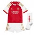 Arsenal Thomas Partey #5 Koszulka Podstawowa dzieci 2023-24 Krótki Rękaw (+ krótkie spodenki)