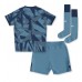 Aston Villa Koszulka Trzecia dzieci 2023-24 Krótki Rękaw (+ krótkie spodenki)