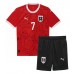Austria Marko Arnautovic #7 Koszulka Podstawowa dzieci ME 2024 Krótki Rękaw (+ krótkie spodenki)