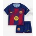 Barcelona Frenkie de Jong #21 Koszulka Podstawowa dzieci 2025-26 Krótki Rękaw (+ krótkie spodenki)