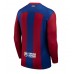 Barcelona Koszulka Podstawowa 2023-24 Długi Rękaw