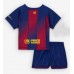 Barcelona Koszulka Podstawowa dzieci 2025-26 Krótki Rękaw (+ krótkie spodenki)