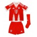 Bayern Munich Luis Diaz #14 Koszulka Podstawowa dzieci 2025-26 Krótki Rękaw (+ krótkie spodenki)
