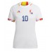 Belgija Eden Hazard #10 Koszulka Wyjazdowa damskie MŚ 2022 Krótki Rękaw