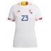 Belgija Michy Batshuayi #23 Koszulka Wyjazdowa damskie MŚ 2022 Krótki Rękaw
