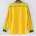 Brazylia 1998 Koszulka Retro Podstawowa Długi Rękaw