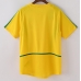 Brazylia 2002 Koszulka Retro Podstawowa Krótki Rękaw