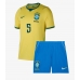 Brazylia Casemiro #5 Koszulka Podstawowa dzieci MŚ 2026 Krótki Rękaw (+ krótkie spodenki)