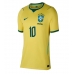 Brazylia Neymar Jr #10 Koszulka Podstawowa damskie MŚ 2026 Krótki Rękaw