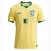 Brazylia Vinicius Junior #10 Koszulka Podstawowa MŚ 2026 Krótki Rękaw