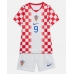 Chorwacja Andrej Kramaric #9 Koszulka Podstawowa dzieci MŚ 2026 Krótki Rękaw (+ krótkie spodenki)
