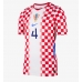 Chorwacja Josko Gvardiol #4 Koszulka Podstawowa MŚ 2026 Krótki Rękaw