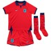 Engleska Harry Kane #9 Koszulka Wyjazdowa dzieci MŚ 2022 Krótki Rękaw (+ krótkie spodenki)