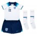 Engleska Jude Bellingham #22 Koszulka Podstawowa dzieci MŚ 2022 Krótki Rękaw (+ krótkie spodenki)