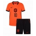 Holandia Memphis Depay #10 Koszulka Podstawowa dzieci MŚ 2026 Krótki Rękaw (+ krótkie spodenki)