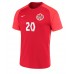 Kanada Jonathan David #20 Koszulka Podstawowa MŚ 2022 Krótki Rękaw