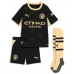Manchester City Elliot Anderson #5 Koszulka Wyjazdowa dzieci 2026-27 Krótki Rękaw (+ krótkie spodenki)