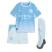 Manchester City Enzo Fernandez #17 Koszulka Podstawowa dzieci 2026-27 Krótki Rękaw (+ krótkie spodenki)