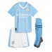 Manchester City Jack Grealish #10 Koszulka Podstawowa dzieci 2023-24 Krótki Rękaw (+ krótkie spodenki)