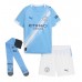 Manchester City Rodri Hernandez #16 Koszulka Podstawowa dzieci 2025-26 Krótki Rękaw (+ krótkie spodenki)