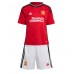 Manchester United Bruno Fernandes #8 Koszulka Podstawowa dzieci 2023-24 Krótki Rękaw (+ krótkie spodenki)