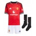 Manchester United Diogo Dalot #2 Koszulka Podstawowa dzieci 2025-26 Krótki Rękaw (+ krótkie spodenki)