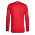 Manchester United Koszulka Podstawowa 2025-26 Długi Rękaw