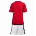 Manchester United Koszulka Podstawowa dzieci 2023-24 Krótki Rękaw (+ krótkie spodenki)