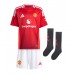 Manchester United Lisandro Martinez #6 Koszulka Podstawowa dzieci 2024-25 Krótki Rękaw (+ krótkie spodenki)