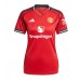 Manchester United Patrick Dorgu #13 Koszulka Podstawowa damskie 2025-26 Krótki Rękaw