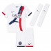 Paris Saint-Germain Illia Zabarnyi #6 Koszulka Wyjazdowa dzieci 2025-26 Krótki Rękaw (+ krótkie spodenki)